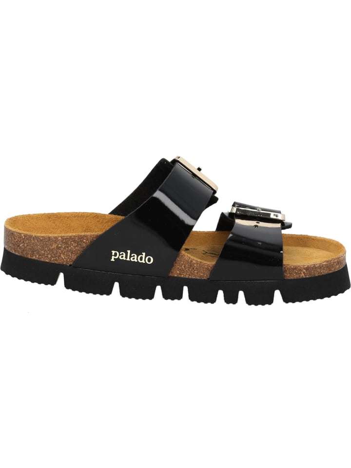 palado Pantoletten in black lack günstig kaufen
