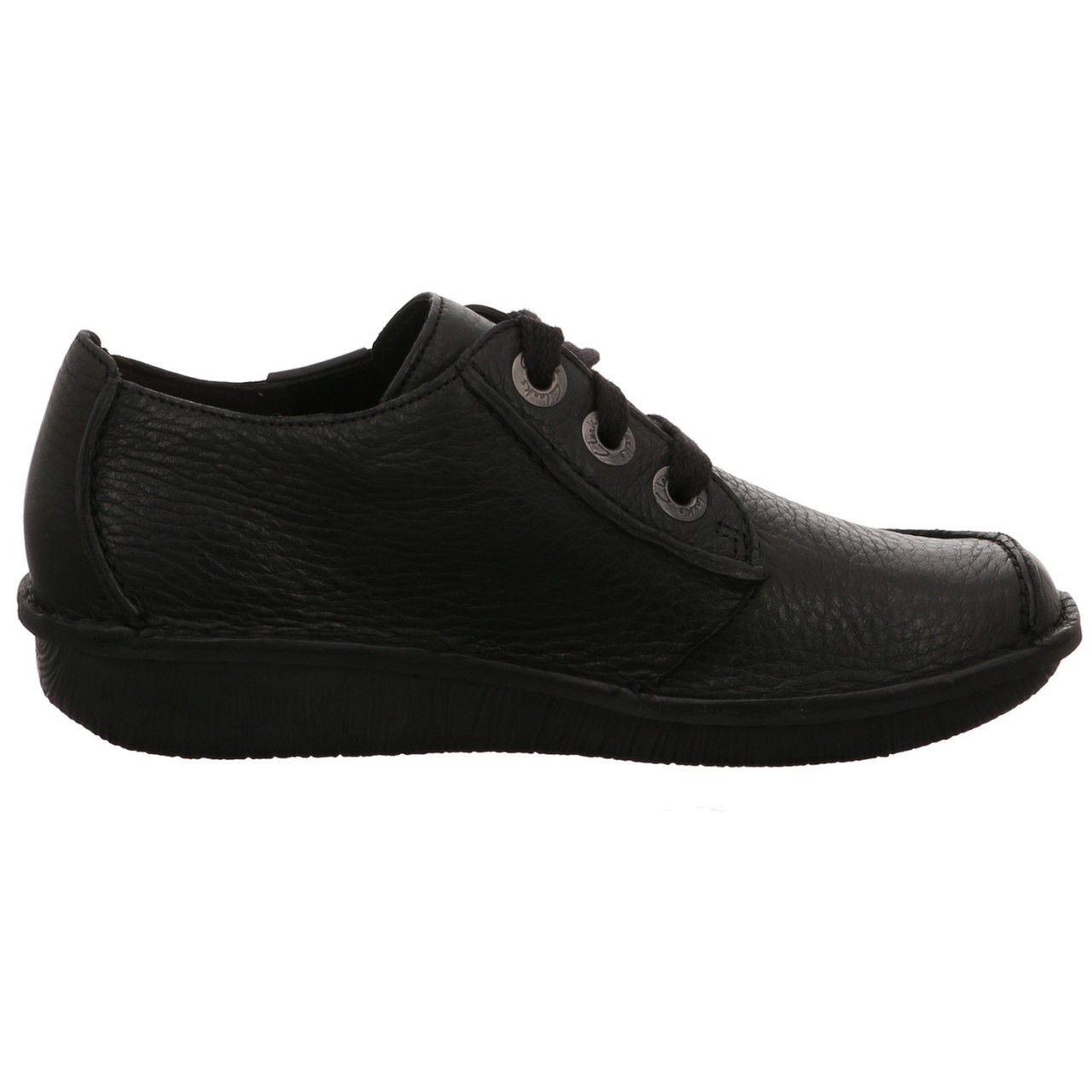 CLARKS Komfort Schnürer schwarz Funny Dream