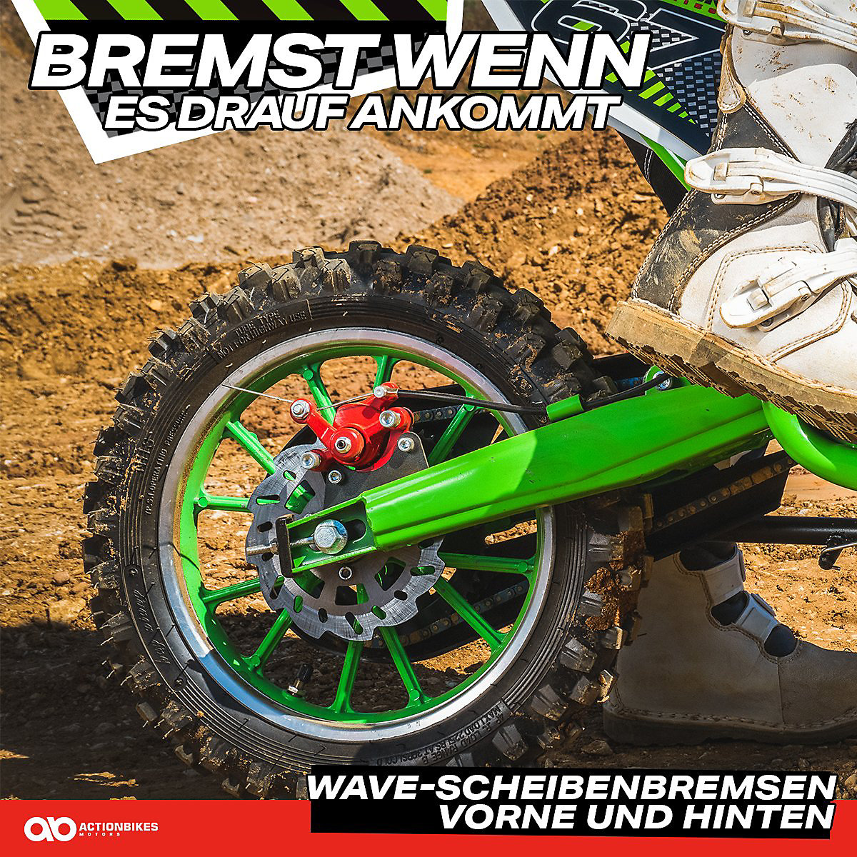 Kinder Elektromotorrad Crossbike Viper - 1000 Watt 36 Volt Elektromotor