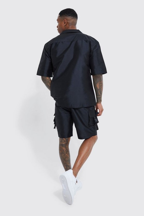Kurzärmliges Utility-Hemd & Cargo-Shorts