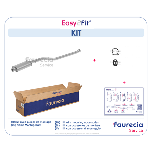 FAURECIA MITTELSCHALLDAEMPFER FS15352 - ATU