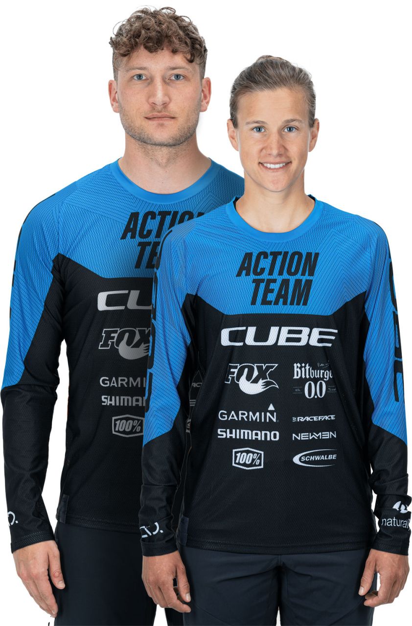 Cube VERTEX X Actionteam Rundhals - MTB Langarmtrikot kaufen | Bike-Discount