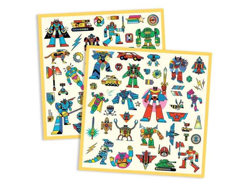 Stickers textures - Robots