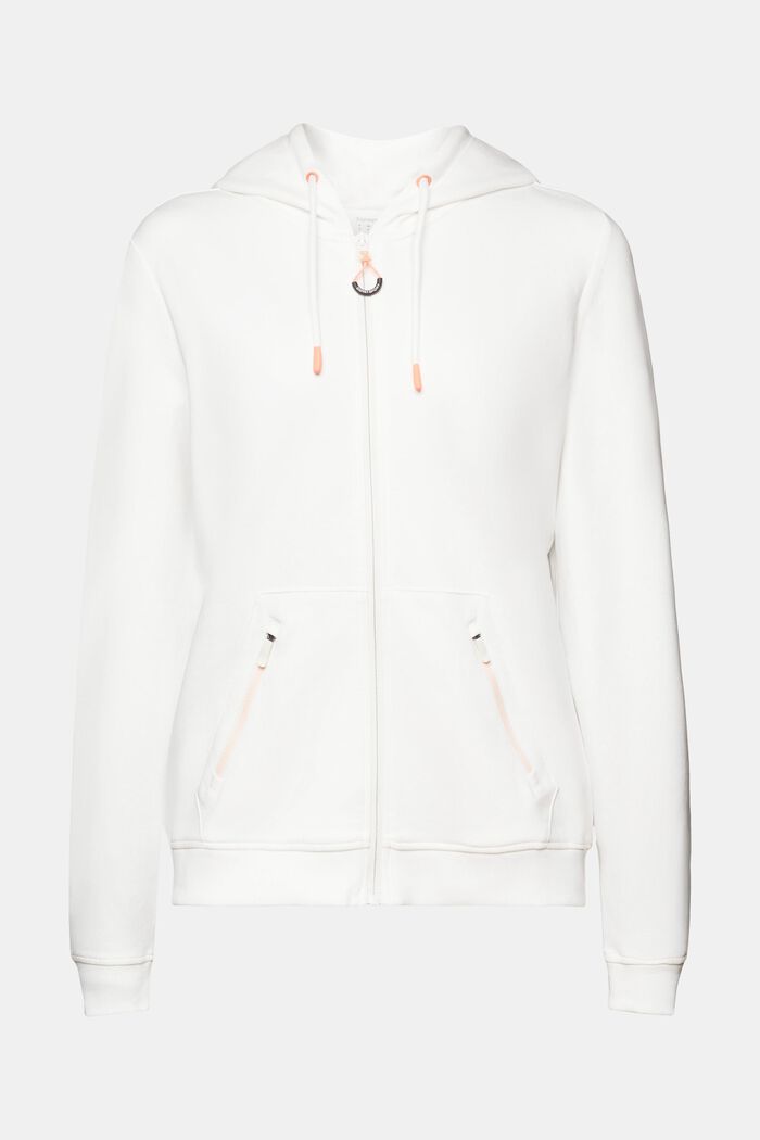 Cardigan mit Kapuze und Reißverschluss
