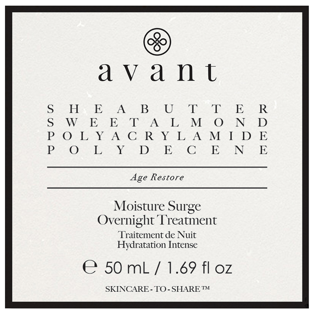 Avant Skincare Traitement de nuit hydratation intense Masques & Gommages