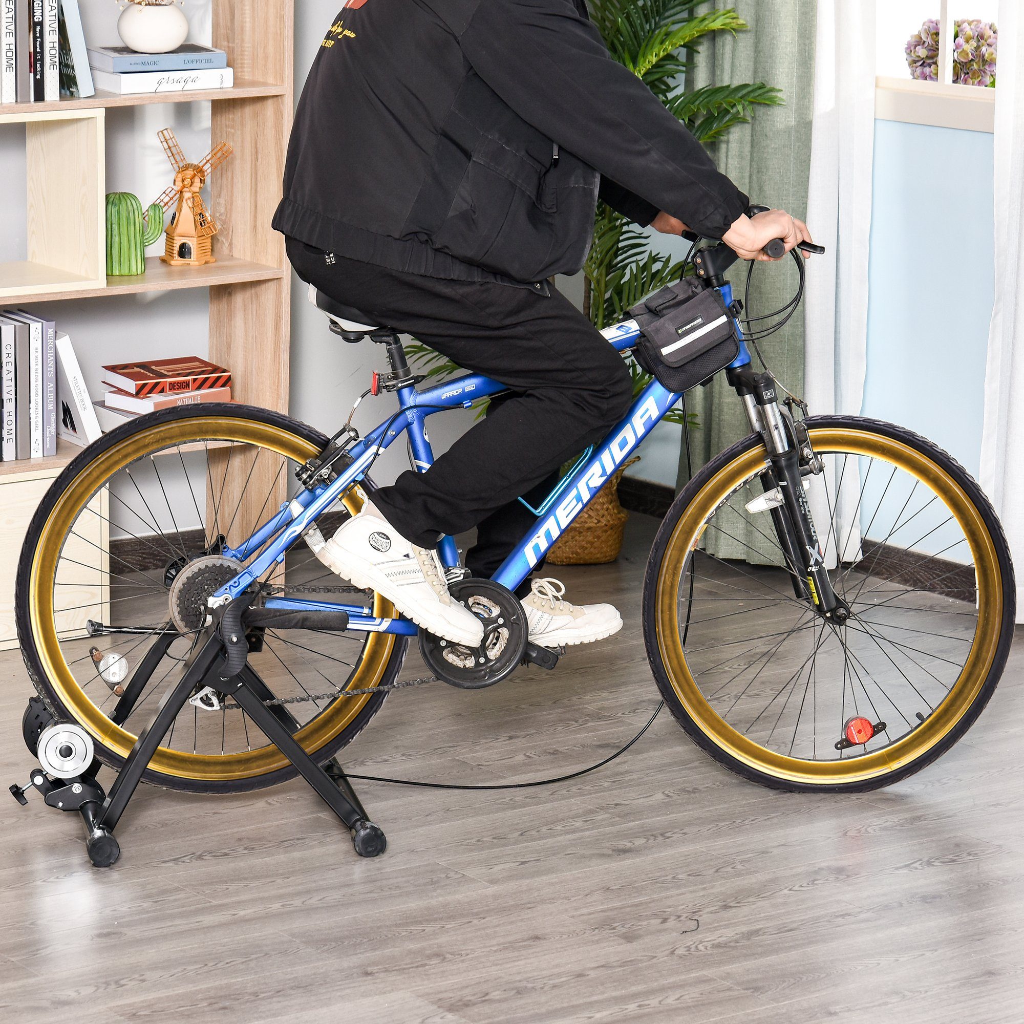 HOMCOM Heimtrainer Rollentrainer