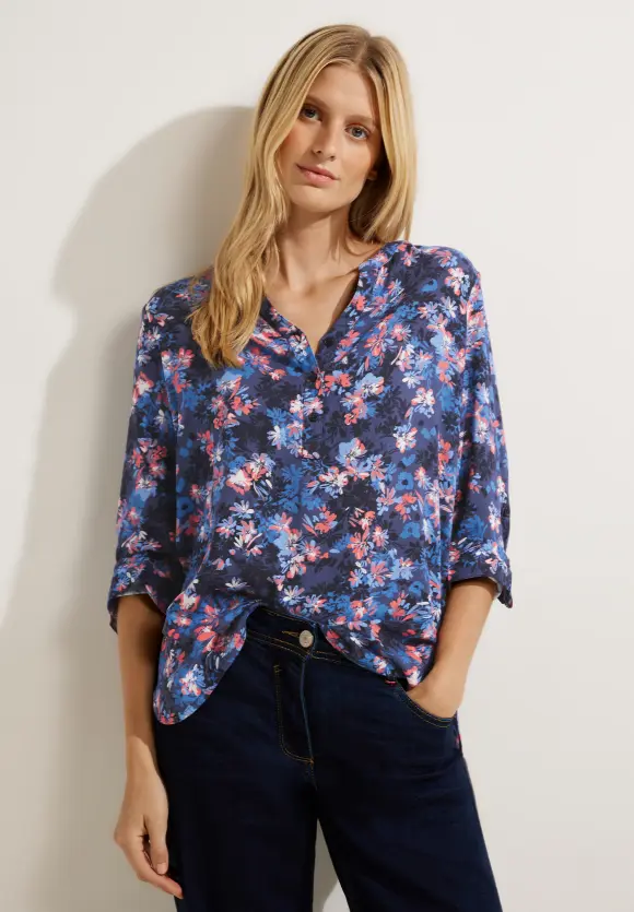 CECIL Viskose Blumenprint Bluse
