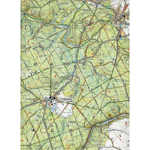 Tharandter Wald 1 : 20 000 - Wanderkarte