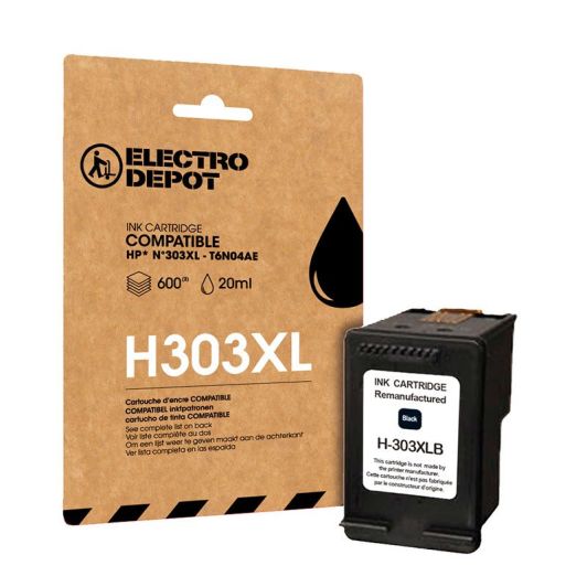 Cartuș de cerneală ELECTRO DEPOT compatibil HP H303 negru XL