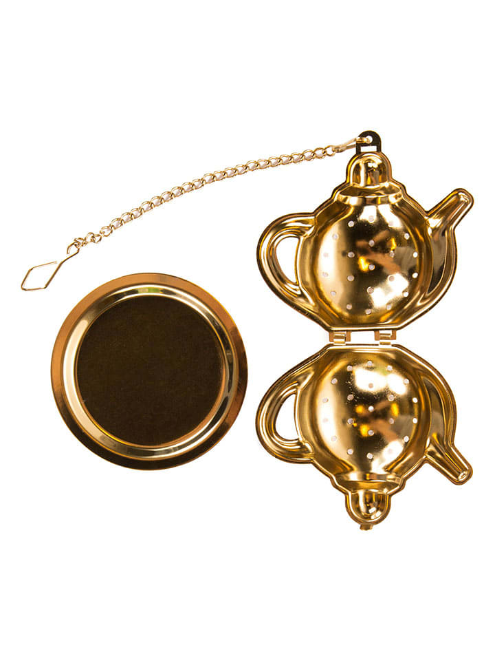 Homla Teesieb ''Jalo'' in Gold - (L)6 x (B)5 cm günstig kaufen onesize