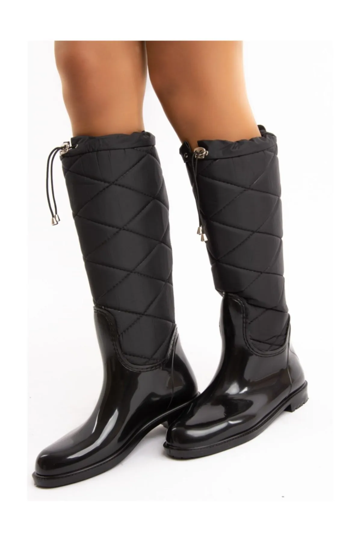 Fox Shoes  E476051504 Schwarze Damen-Regenstiefel