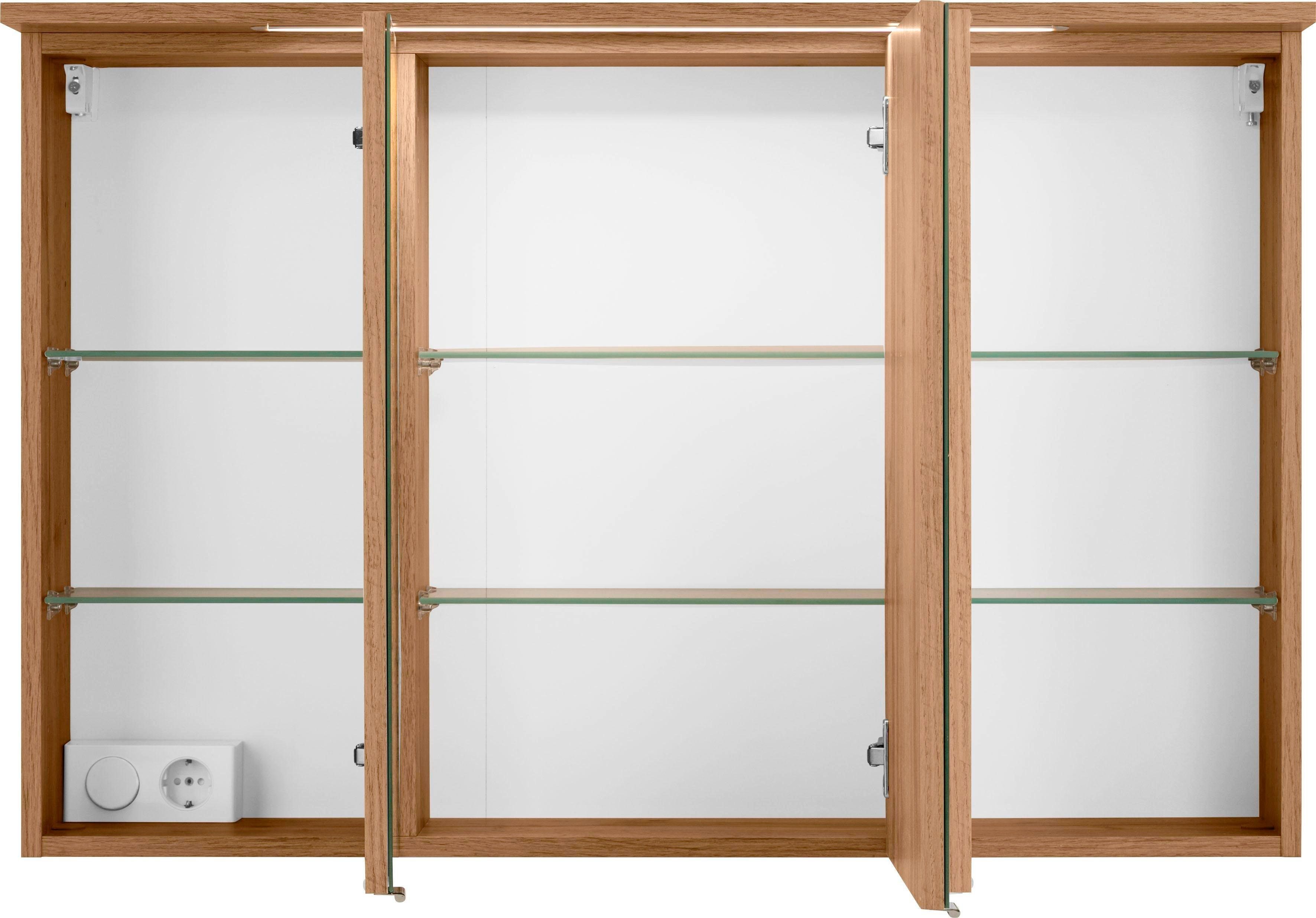 HELD MÖBEL Spiegelschrank Lucca mit LED Beleuchtung