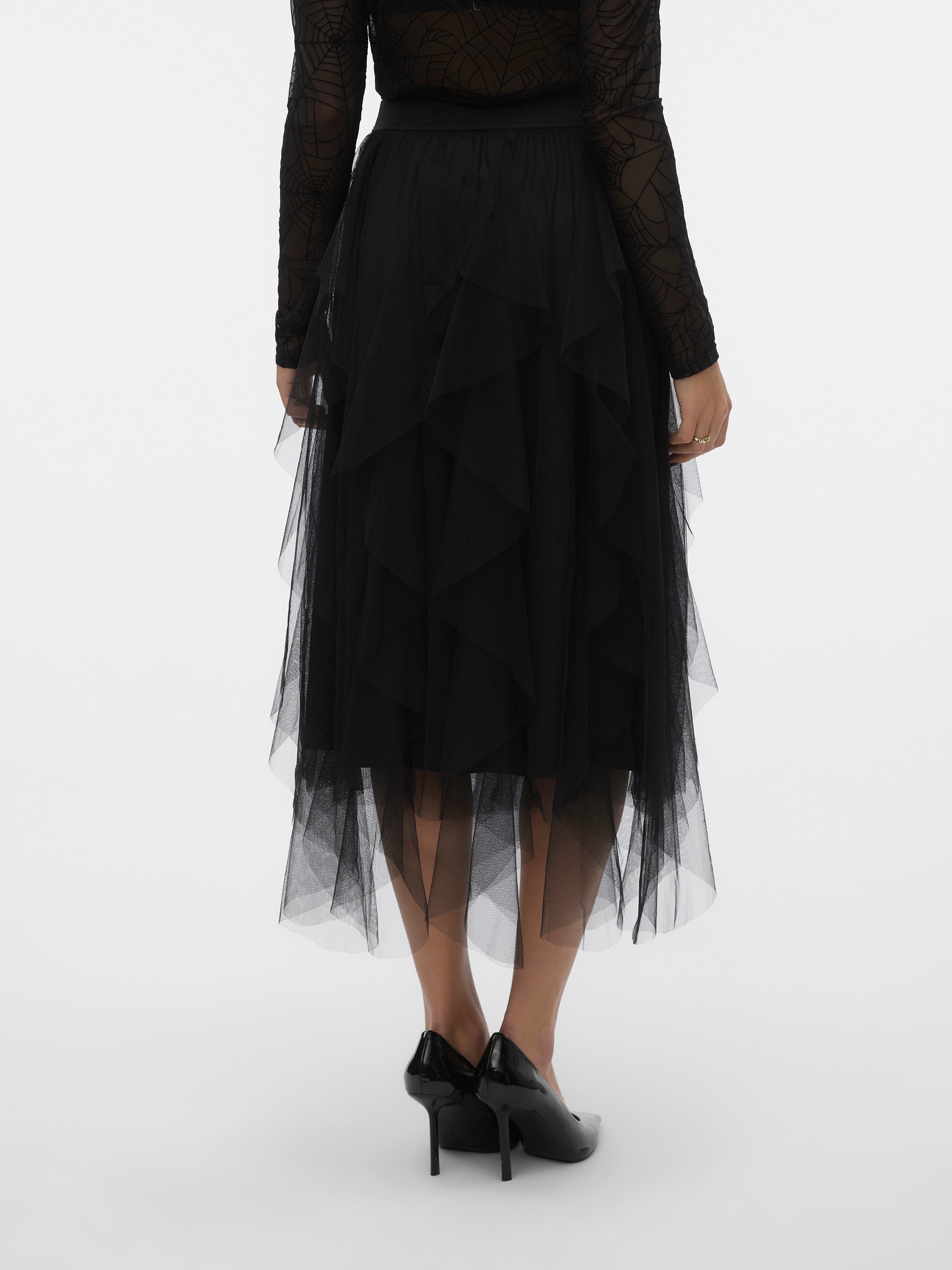 VMEVE Hohe Taille Midirock