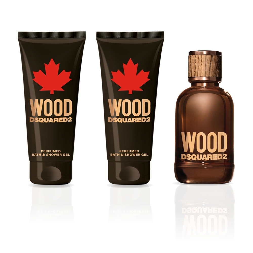 Dsquared2 Coffret DSQUARED2 WOOD Homme 100ml + 2 cadeaux Coffret Eau de Toilette + 2 cadeaux