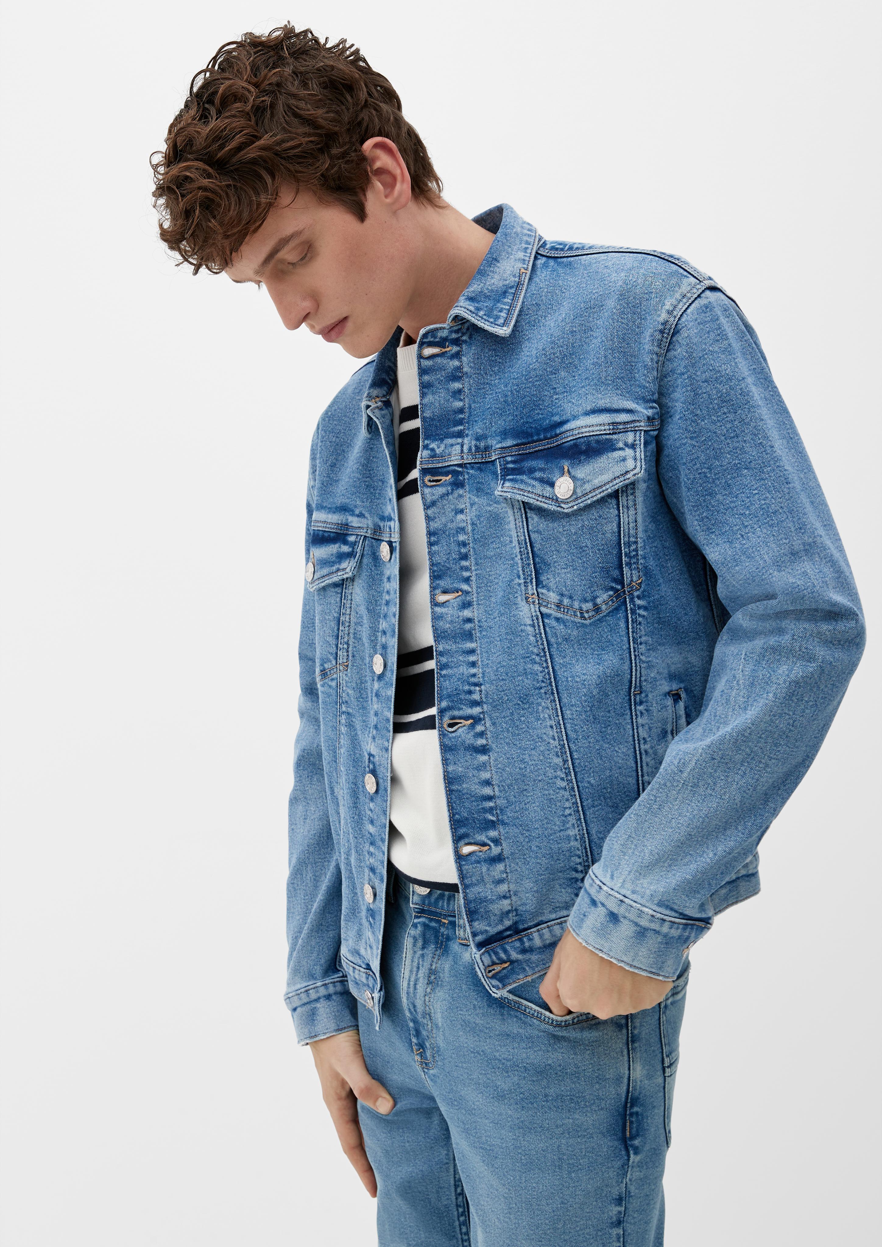 360° Denim: Jeansjacke mit Brusttaschen  2130306-54Z4