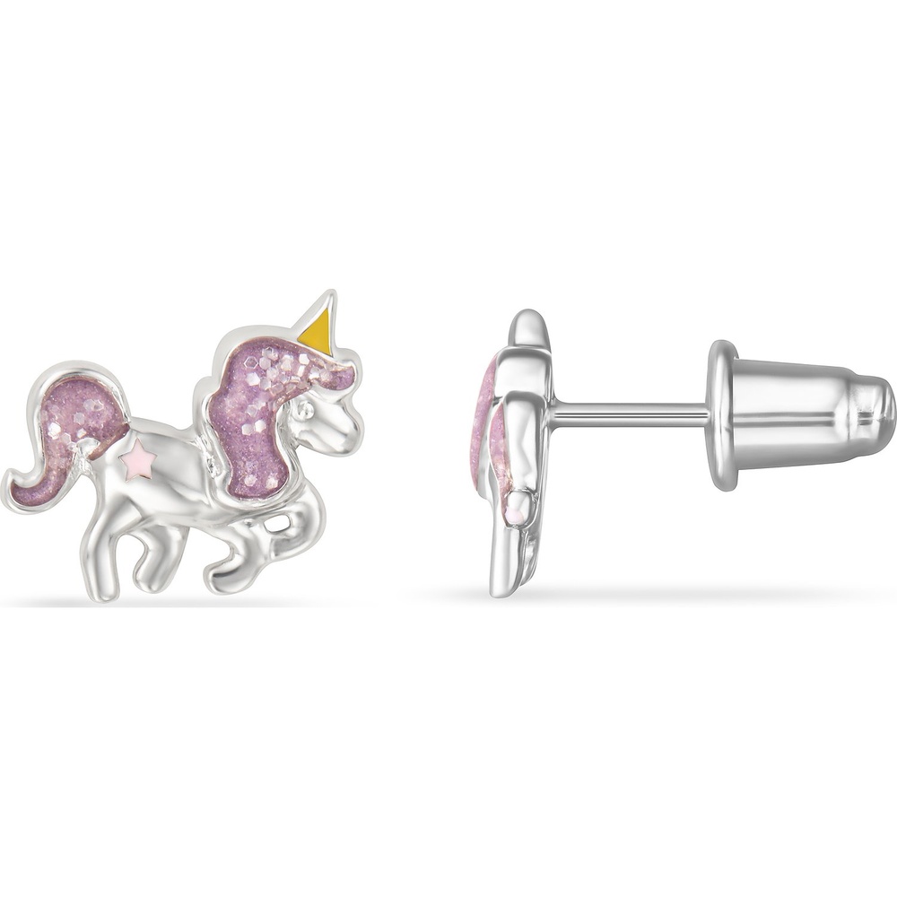 FAVS Boucles d'oreilles à fermoir à poussette 925 Argent Boucles d'oreilles