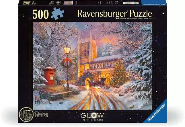 Puzzle 500 Teile - Funkelnde Weihnachten
