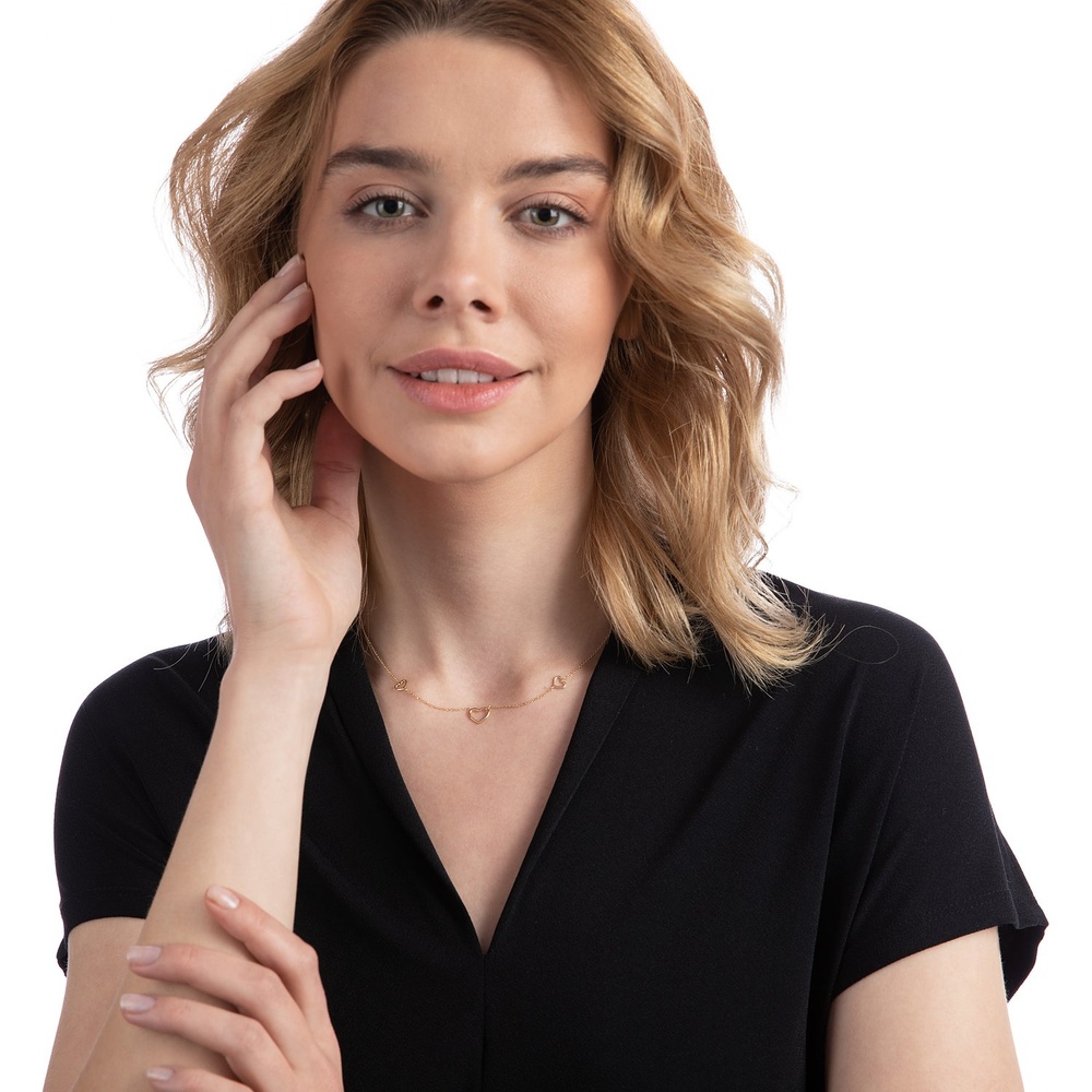 Valeria Chaînette 375 Or jaune collier