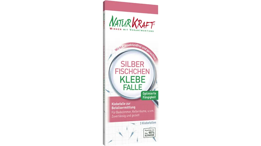 Naturkraft Klebefalle Silberfischchen