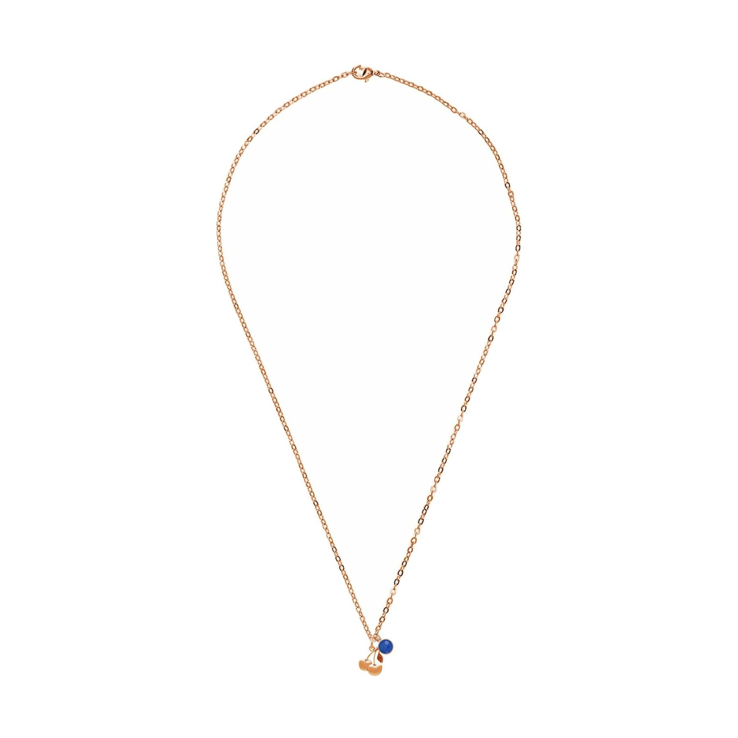 Kette mit Anhänger 'Kirschen SAPHIR'