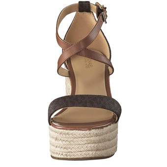 Michael Kors Serena Wedge Espadrille in braun