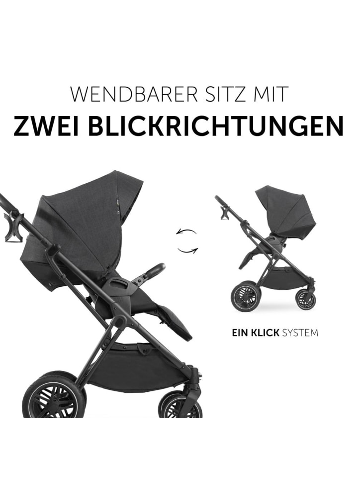 Hauck 3in1 Kinderwagen-Set Vision X Trio Set Black in schwarz günstig kaufen onesize