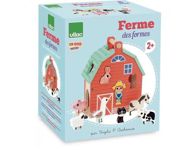 Ma belle ferme des formes Ingela P.Arrhenius, Vilac