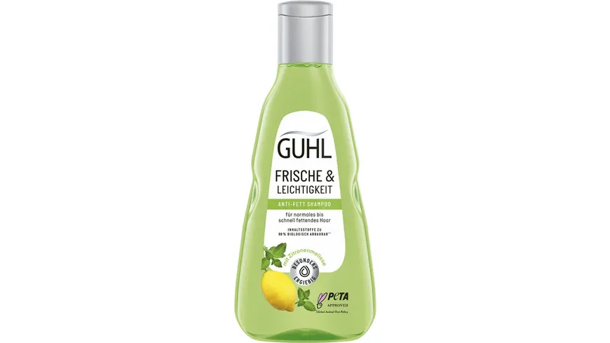 GUHL Shampoo Frische & Leichtigkeit Anti Fett 4er-Pack 1000 ml