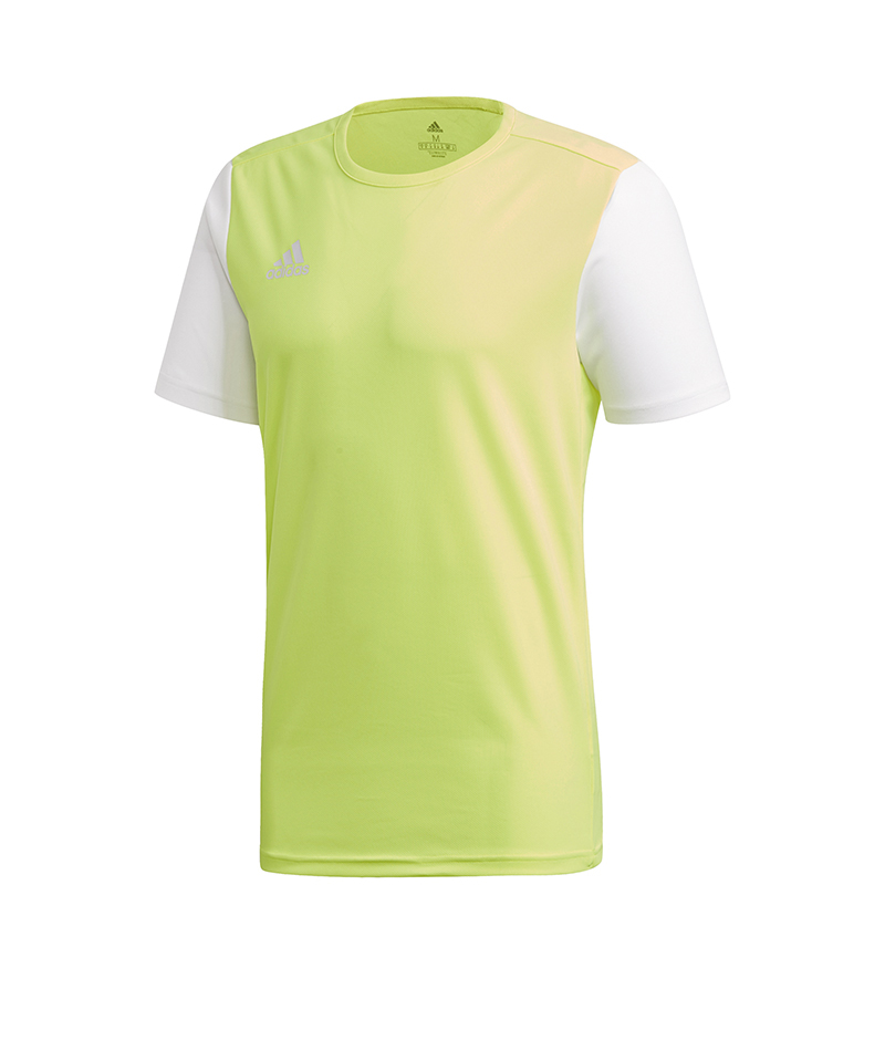 adidas Estro 19 Trikot kurzarm Gelb Weiss