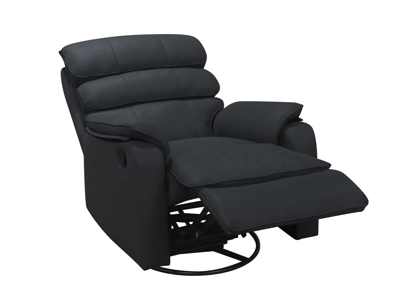 Happy Home Happy Home TV Sessel mit verstellbarer Relaxfunktion & 360° Grad Dreh- und Schaukelfunktion schwarz