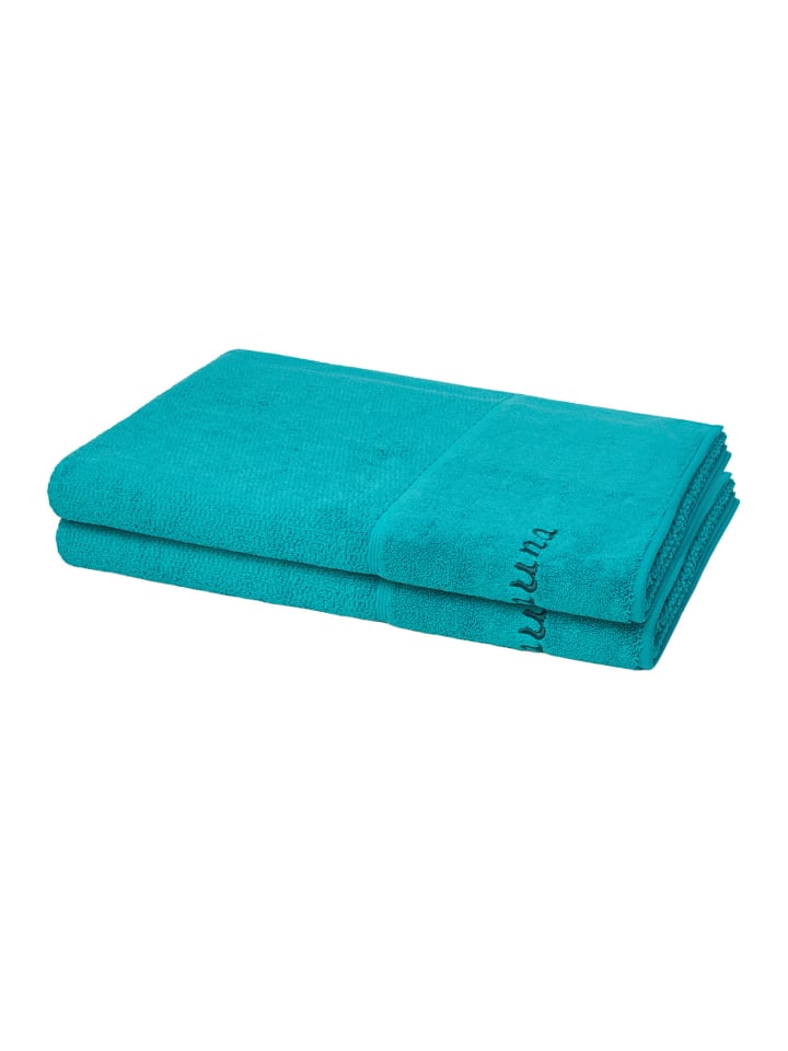 Möve for Frottana 2 X Saunatuch im Set Pearl in Ocean günstig kaufen 80 x 200 cm