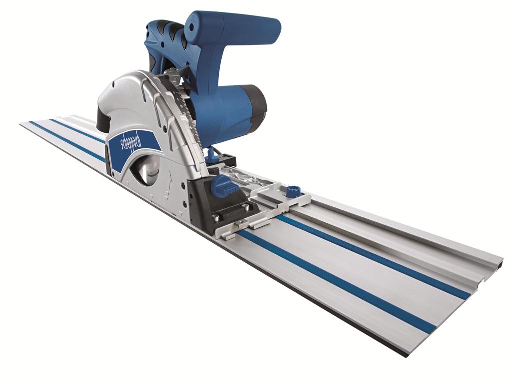 Scheppach 5901802915 PL55 Βυθιζόμενο κυκλικό πριόνι 160 mm + 2 x χάρακες 700 mm + τεμάχιο σύνδεσης