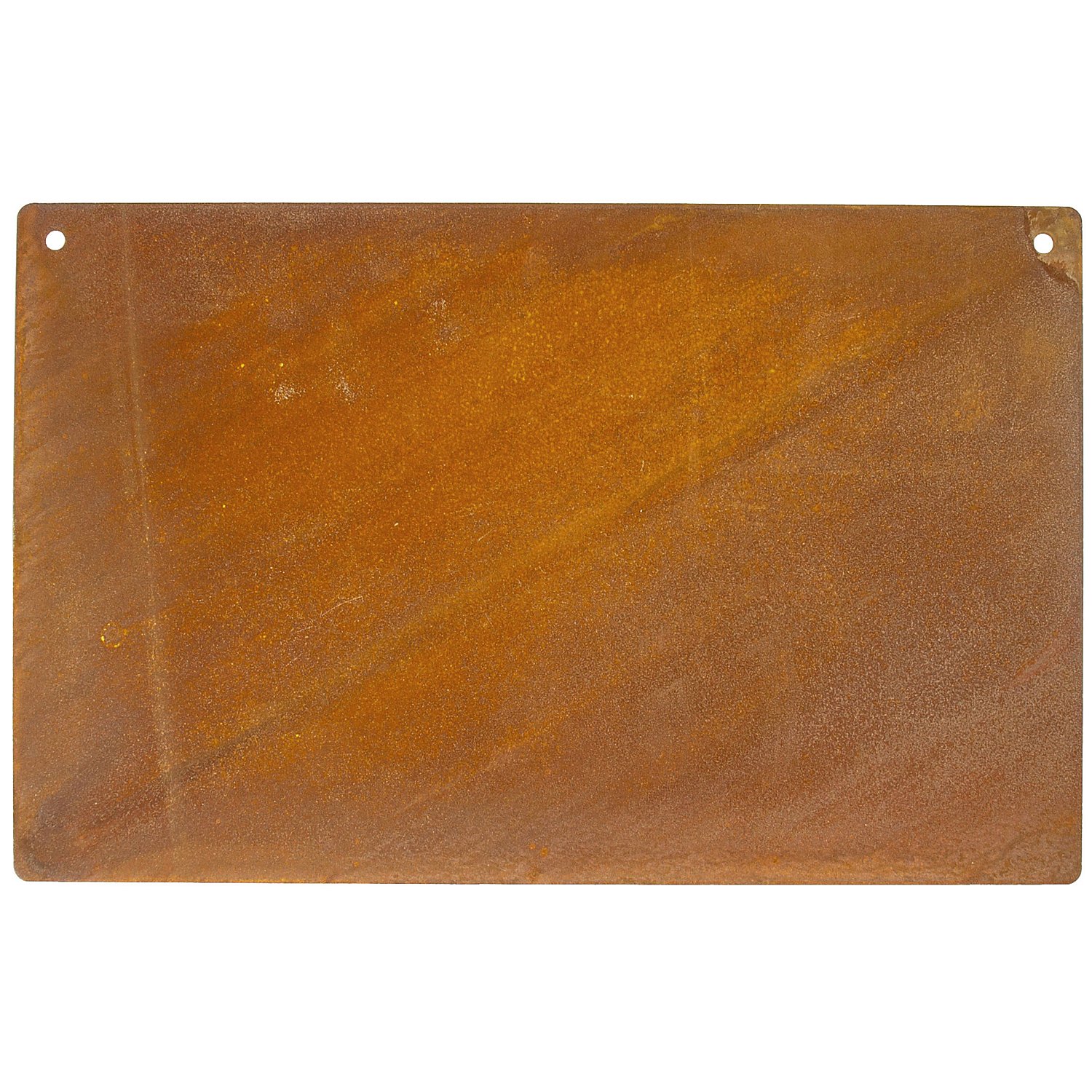 Rost-Schild zum Hängen aus Metall, 33 x 21 cm