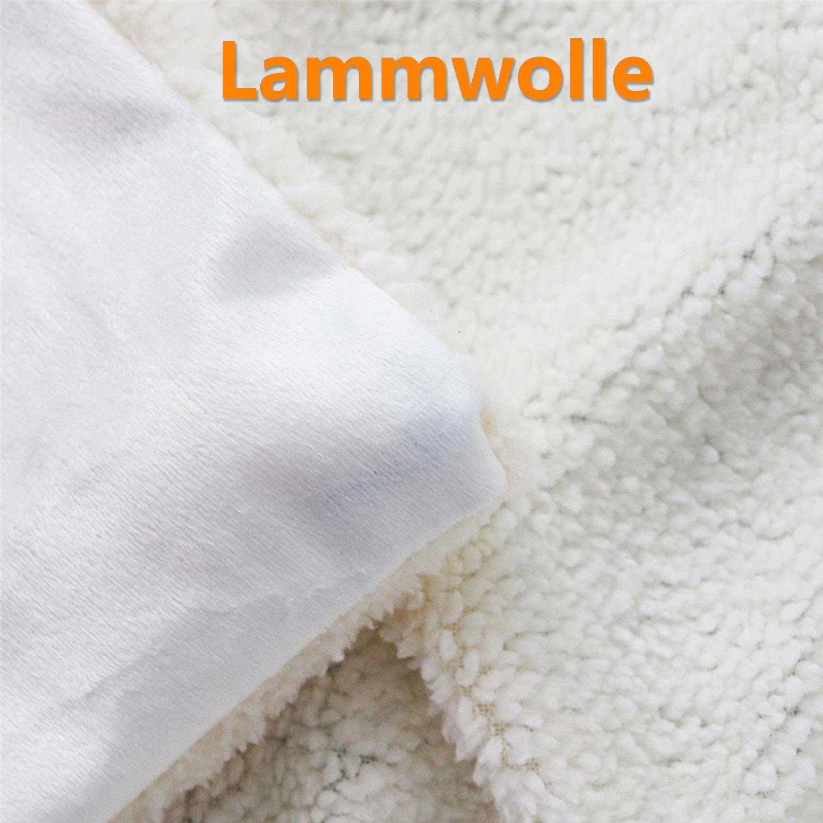 Wohndecke Flanelldecke in Umschlagform, Briefe von Eltern an Kinder150*200cm, TWSOUL, Gestaltung des Umschlags