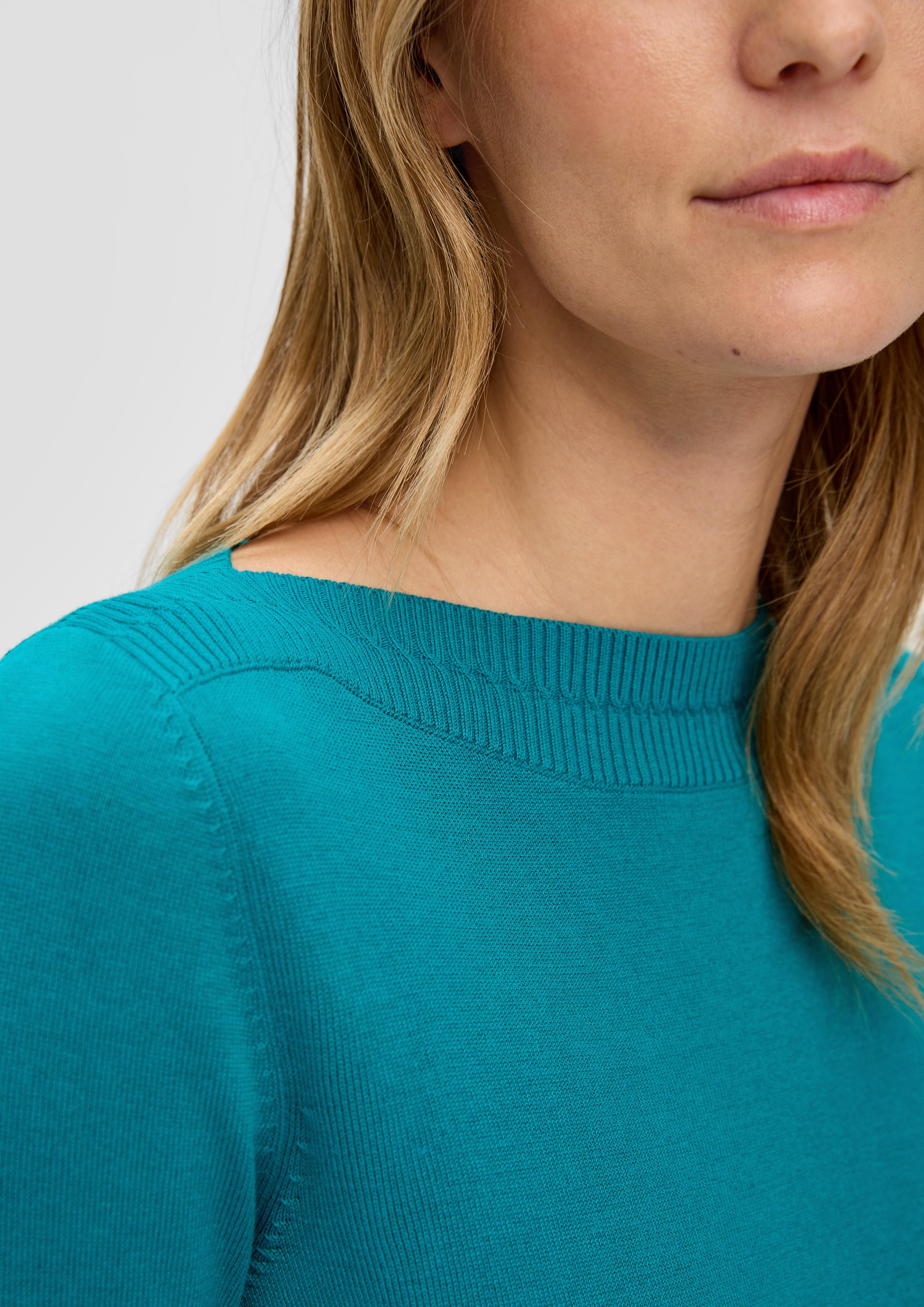 Strickpullover mit U-Boot-Ausschnitt  2140556-6680