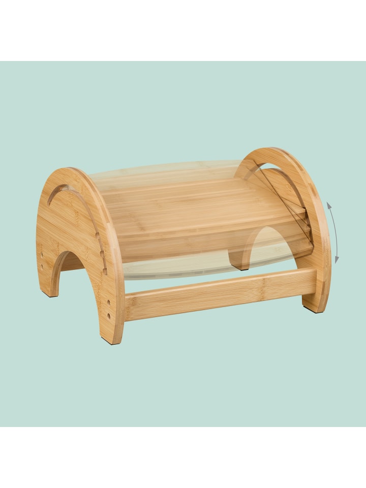 relaxdays Toilettenhocker in Natur - (B)36 x (H)23 x (T)32 cm günstig kaufen onesize