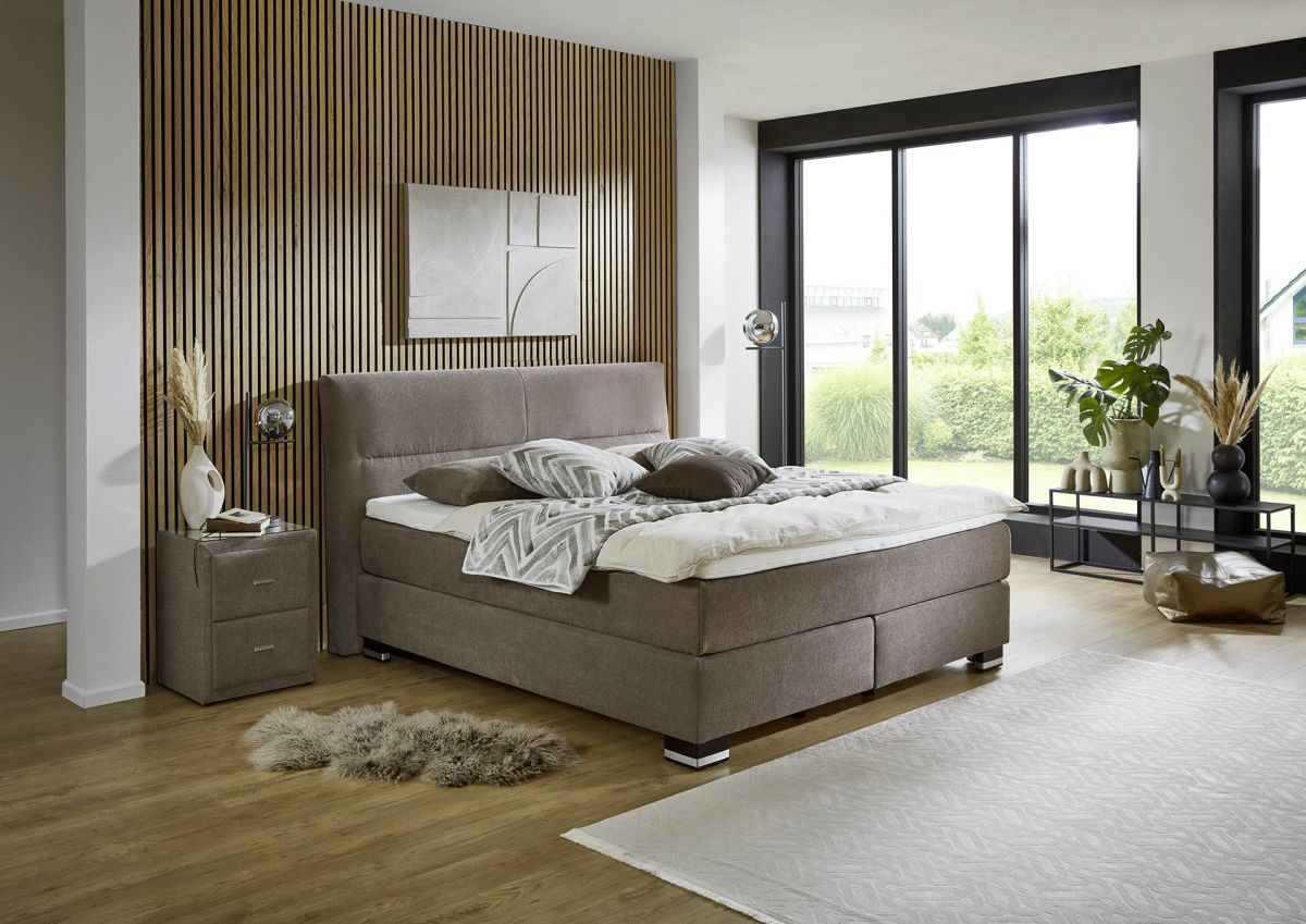 Oschmann Boxspringbett 23156 Nougat 180 x 200 cm
