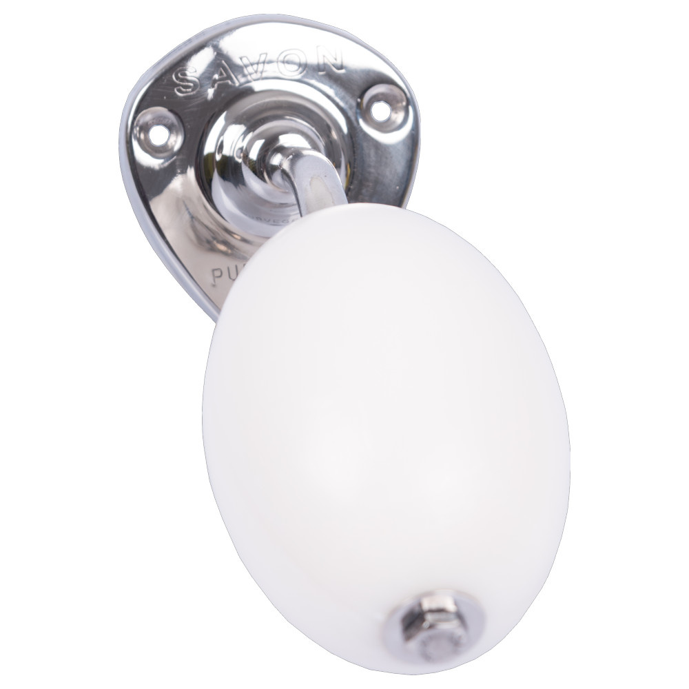 La savonnerie de nyons Savon 260g Rotatif à la Fleur de Coton et son Support Inox Savon
