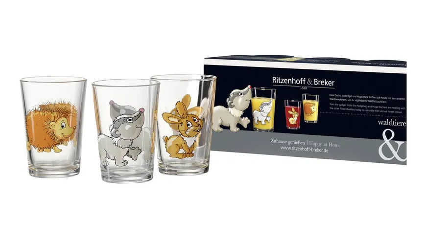 Ritzenhoff & Breker Kinderbecher WALDTIERE 205ml bunt