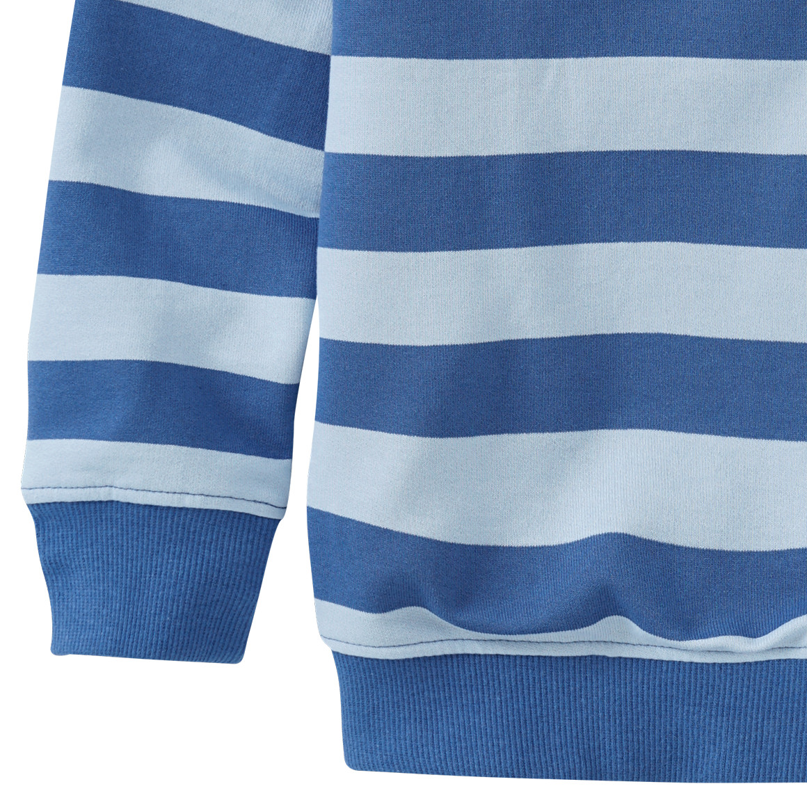 Kinder Sweatshirt mit Blockstreifen