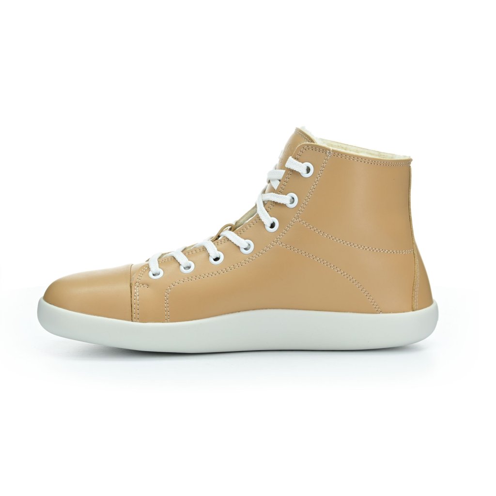 Ahinsa Tara Winter beige Knöchelsneaker