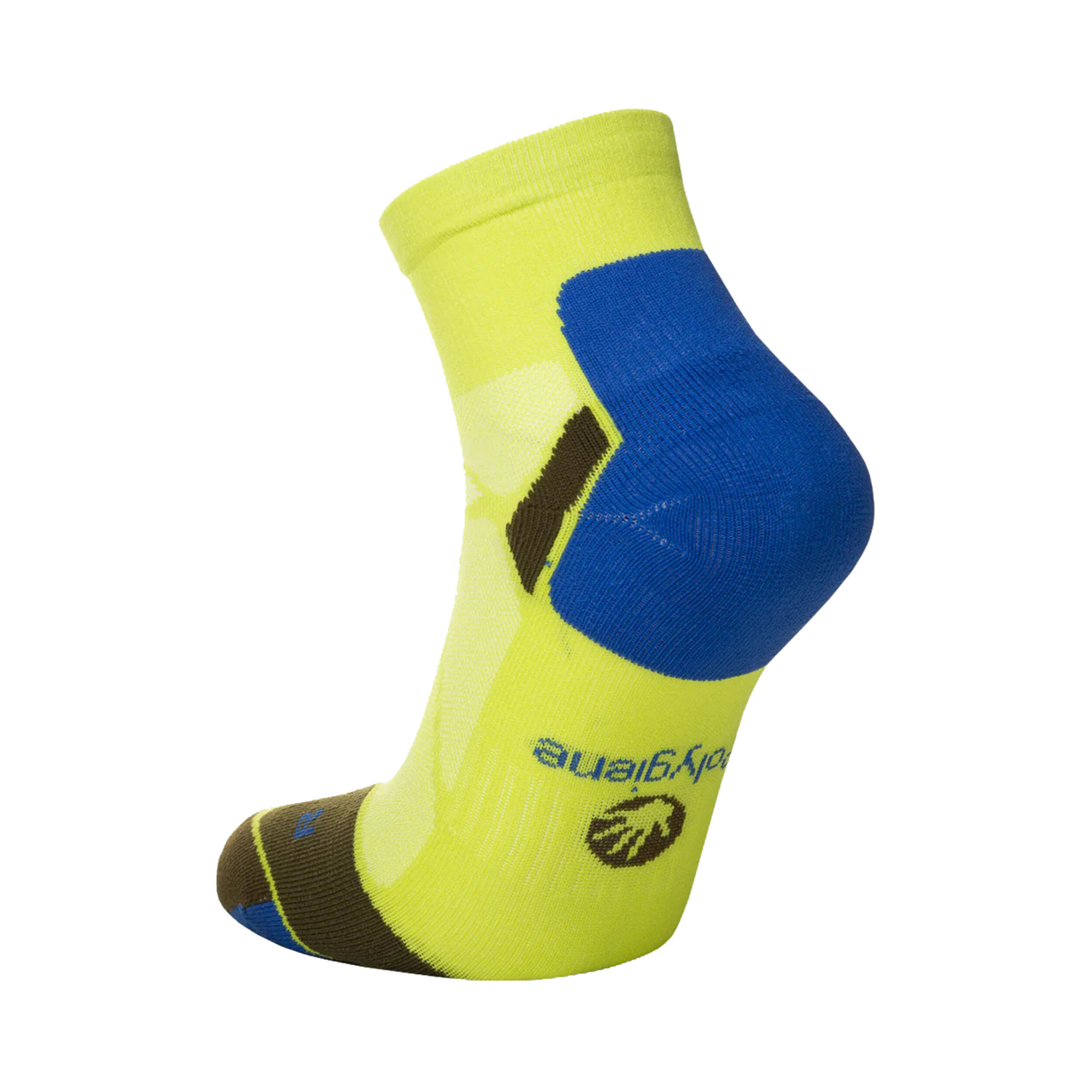 Marathon Fresh Anklet Minimum Cushioning Laufsocken - Gelb, Blau
