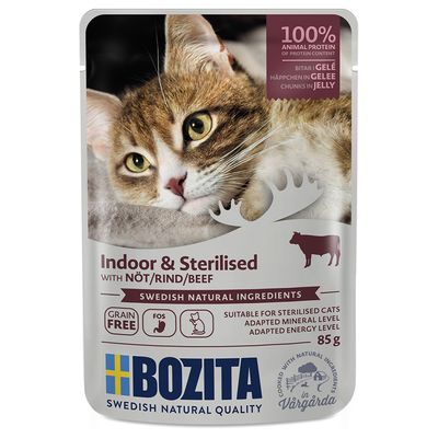 Bozita Häppchen in Gelee Indoor & Sterilised 12 x 85 g