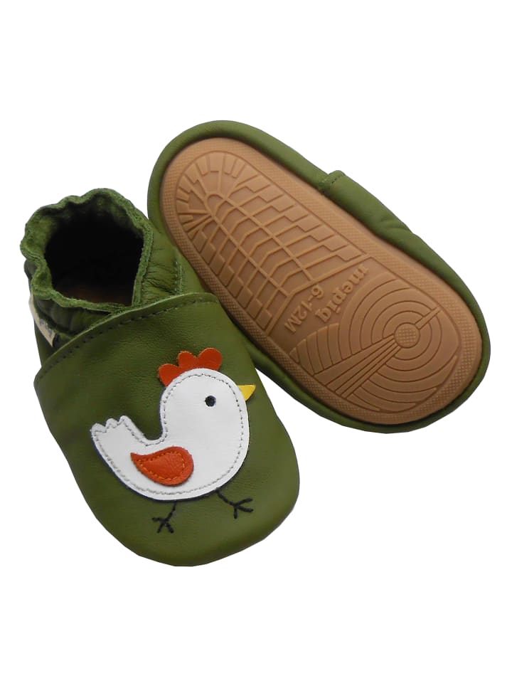 Yalion Baby Leder-Krabbelschuhe 