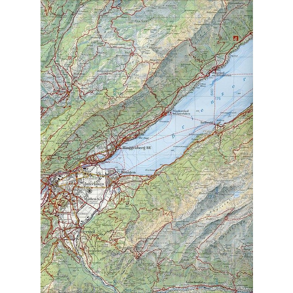 Swisstopo 1 : 50 000 Interlaken - Wanderkarte