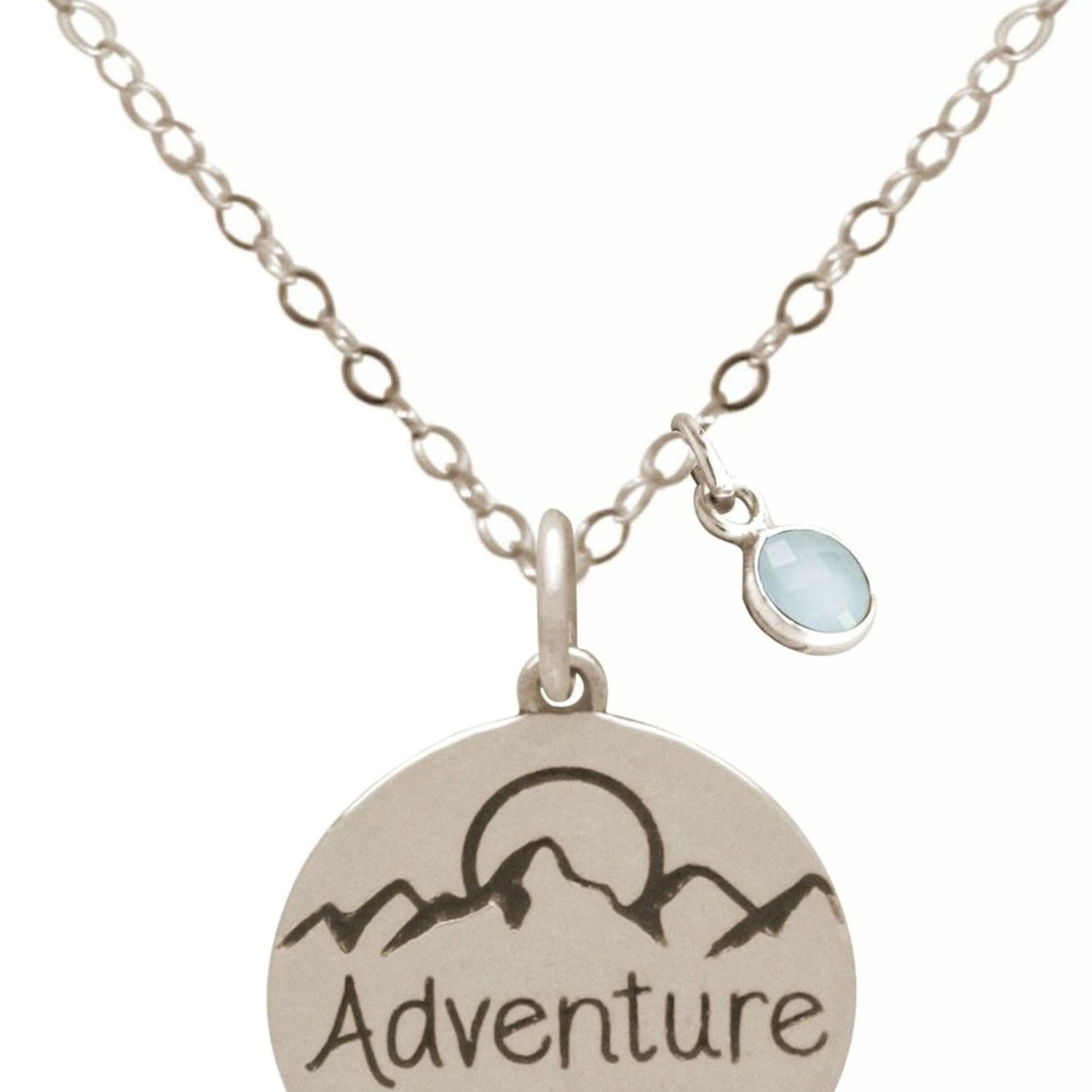 Kette mit Anhänger 'ADVENTURE AVAITS Chalcedon'