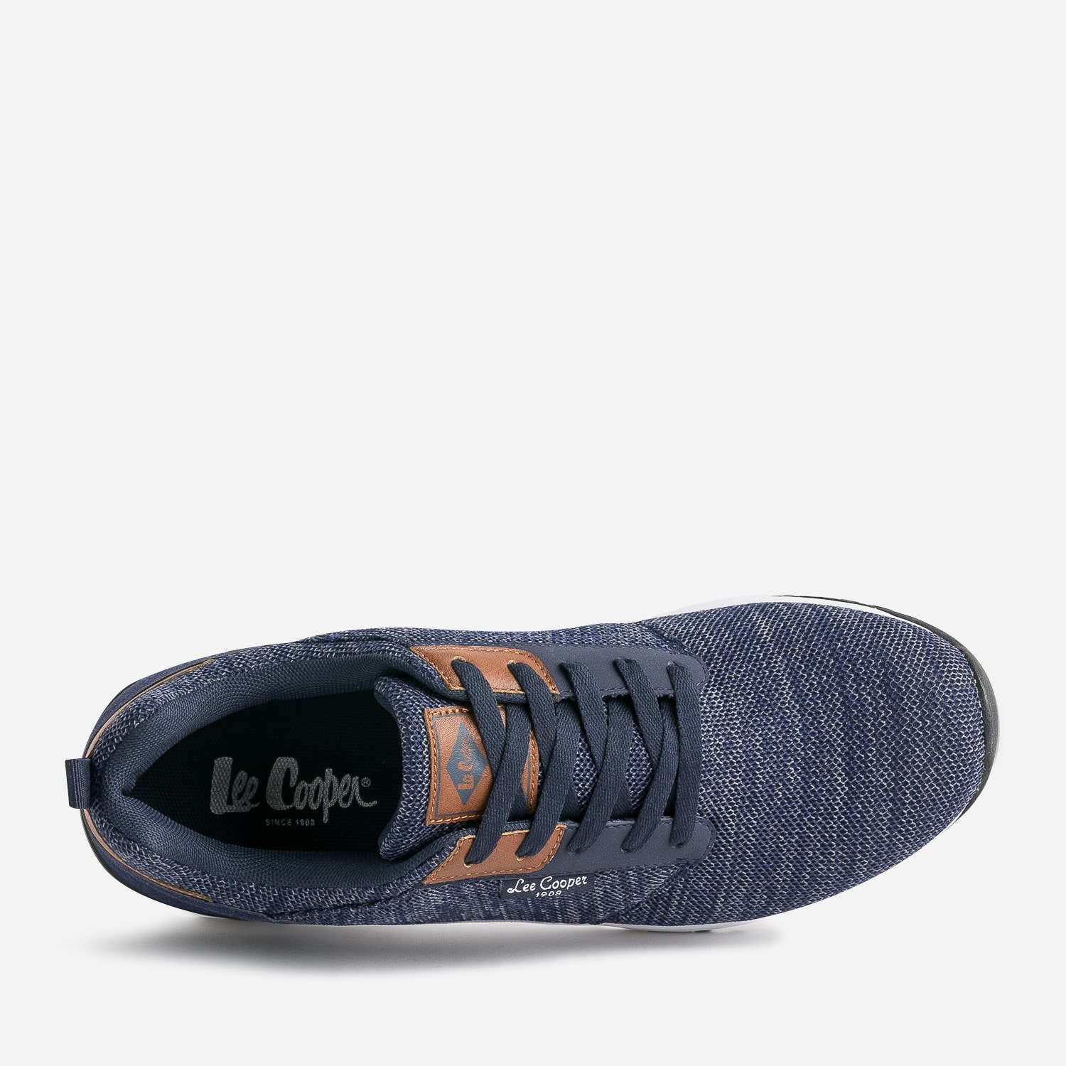 Tennis LEE COOPER marine chiné en mesh