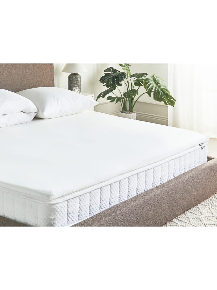 Beliani Topper RESTFUL in Weiß - (W) 180 x (H) 3.5 x (L) 200 cm günstig kaufen onesize