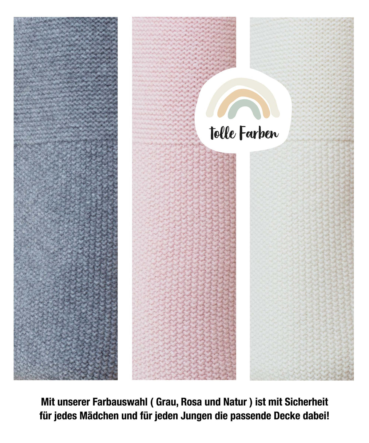Babydecke aus Bio-Lammwolle