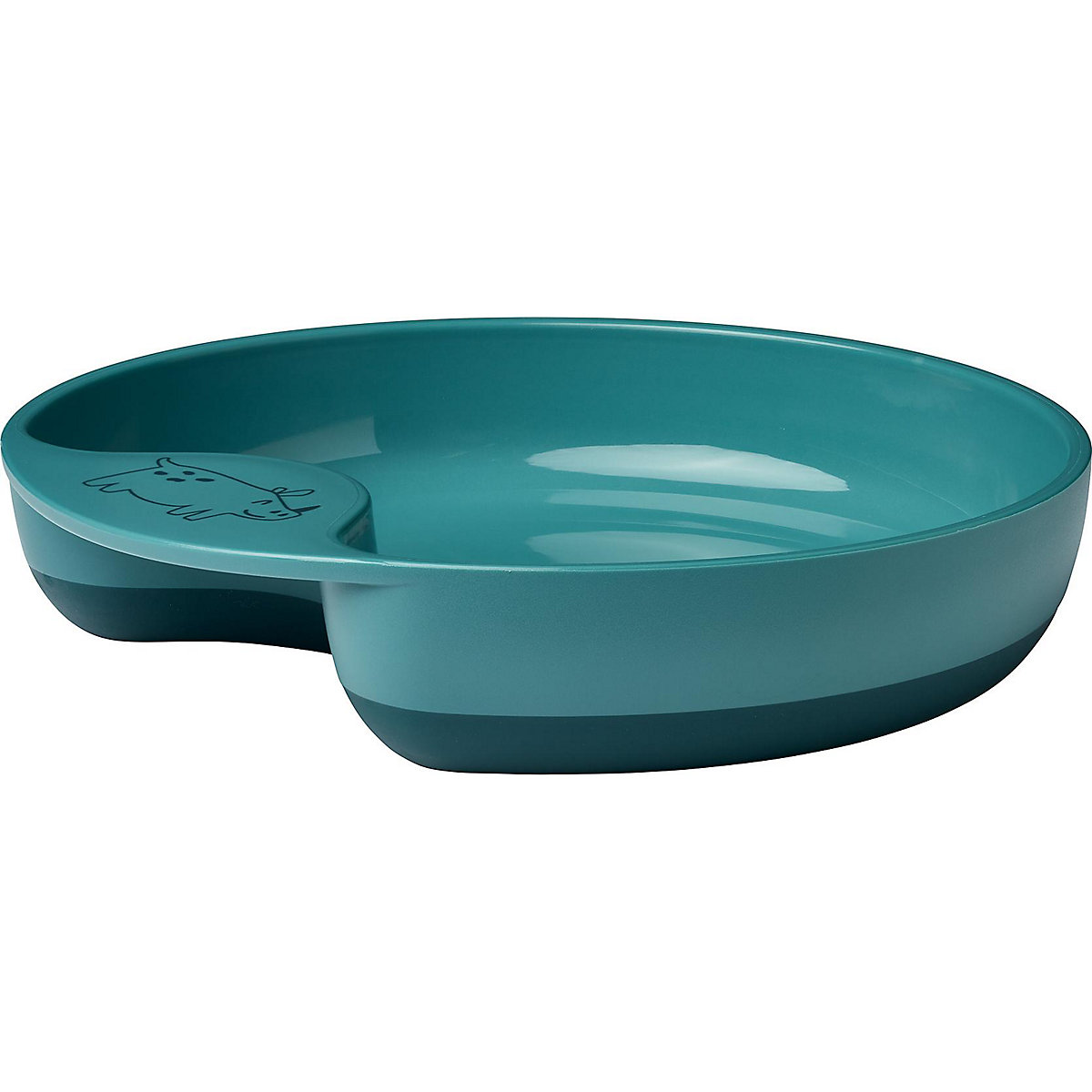 Kinderlernteller MIO Nashorn deep turquoise
